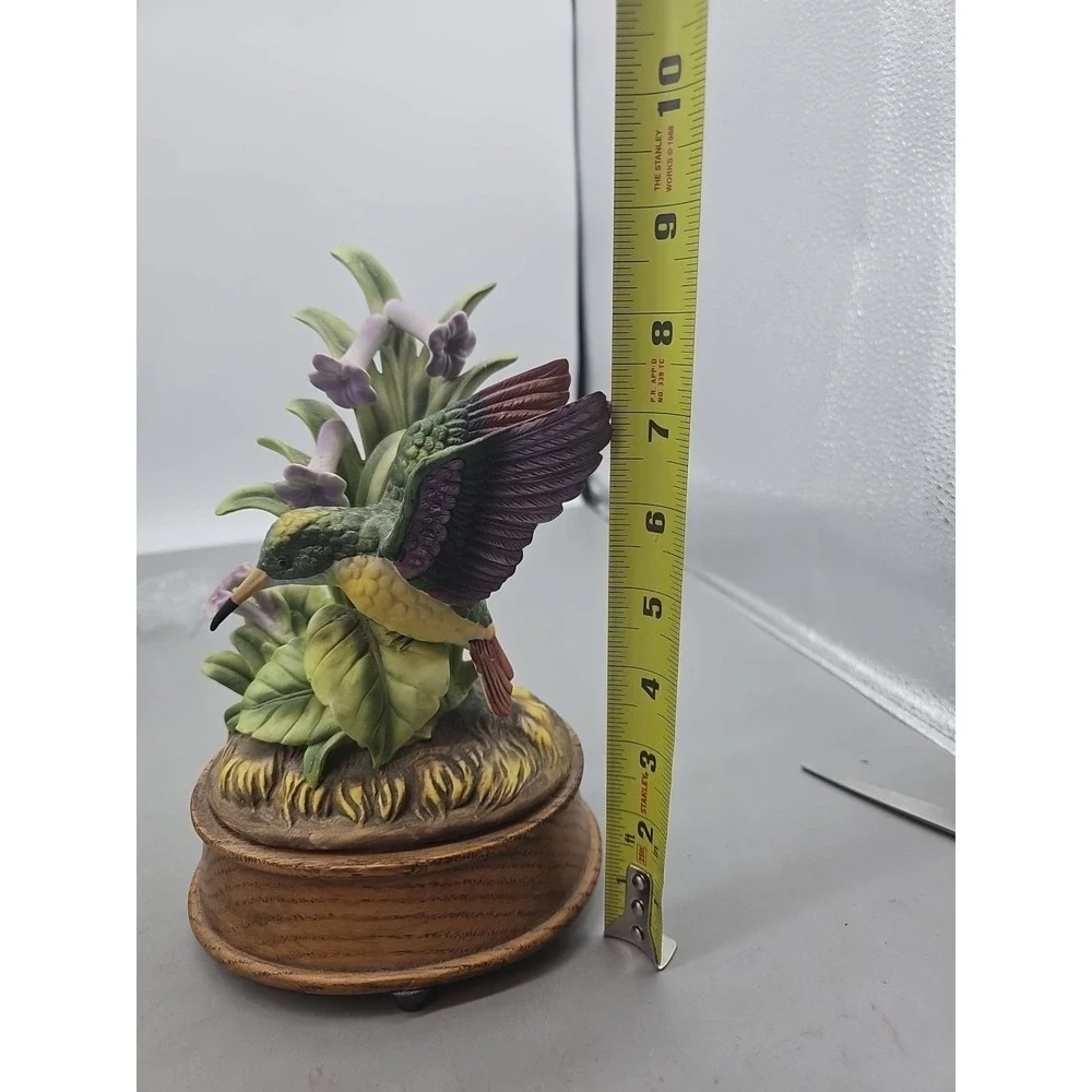 Willitts Hummingbird Music Box Works Good Beautiful